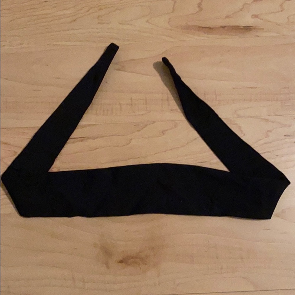Black tie headband